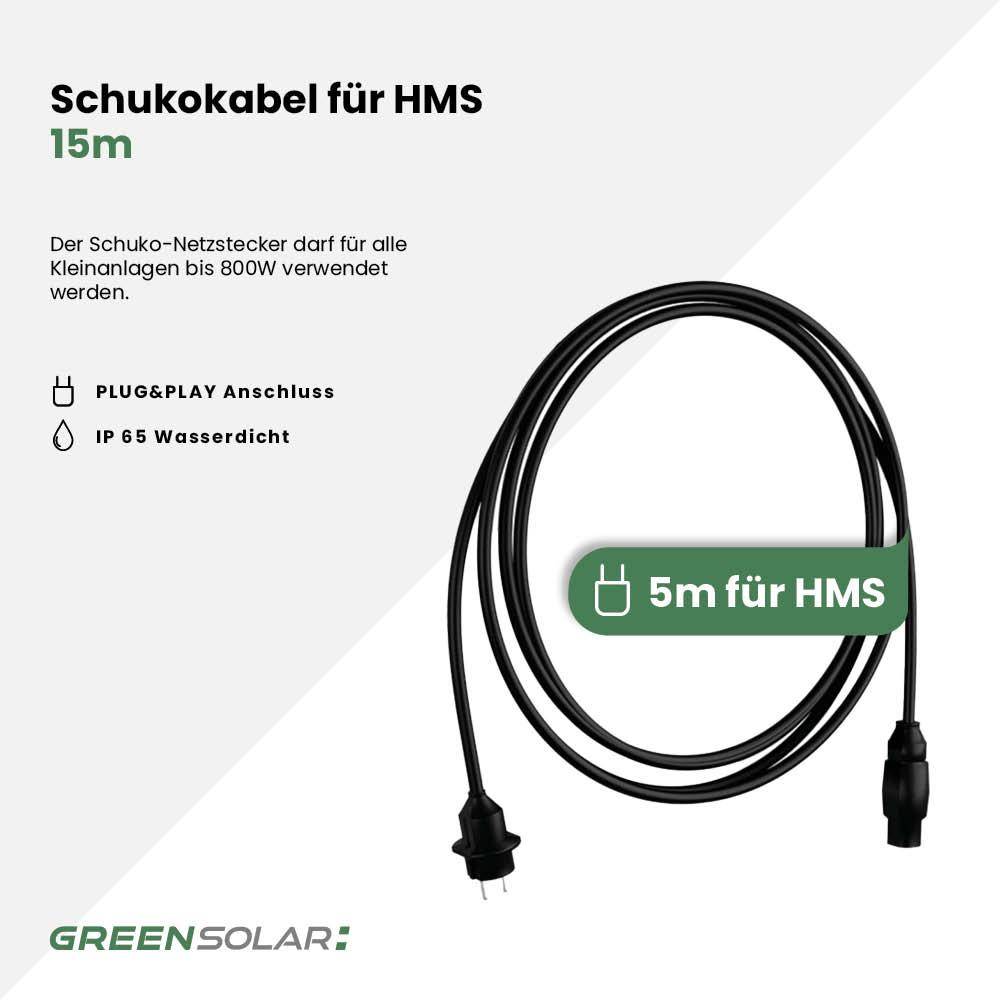 Schukokabel BC05 5m für TSUN 2000W – Bild 2