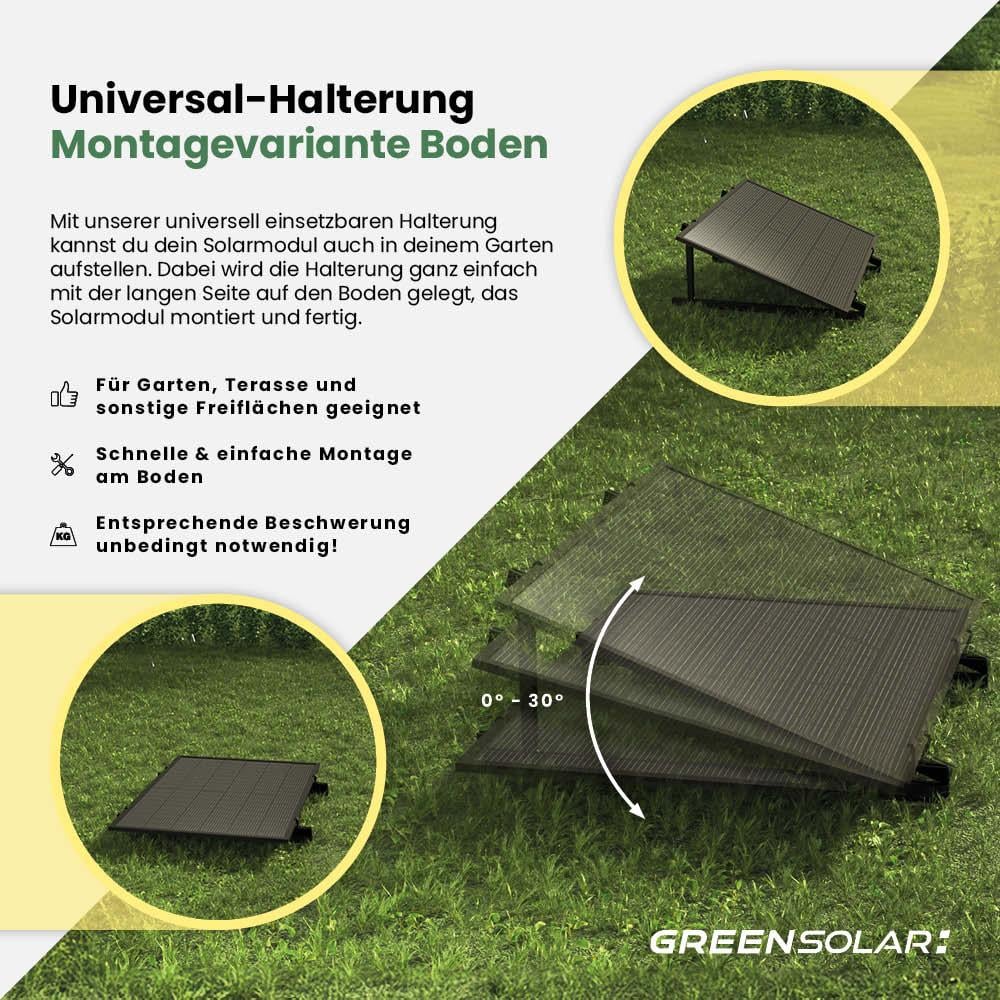 Balkonbefestigung für 3 Module – Bild 5