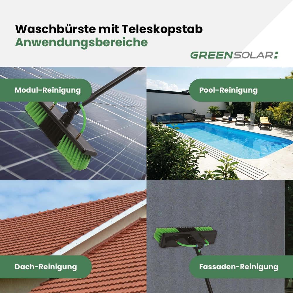 Waschbürste mit Teleskopstab 4,6m – Bild 4