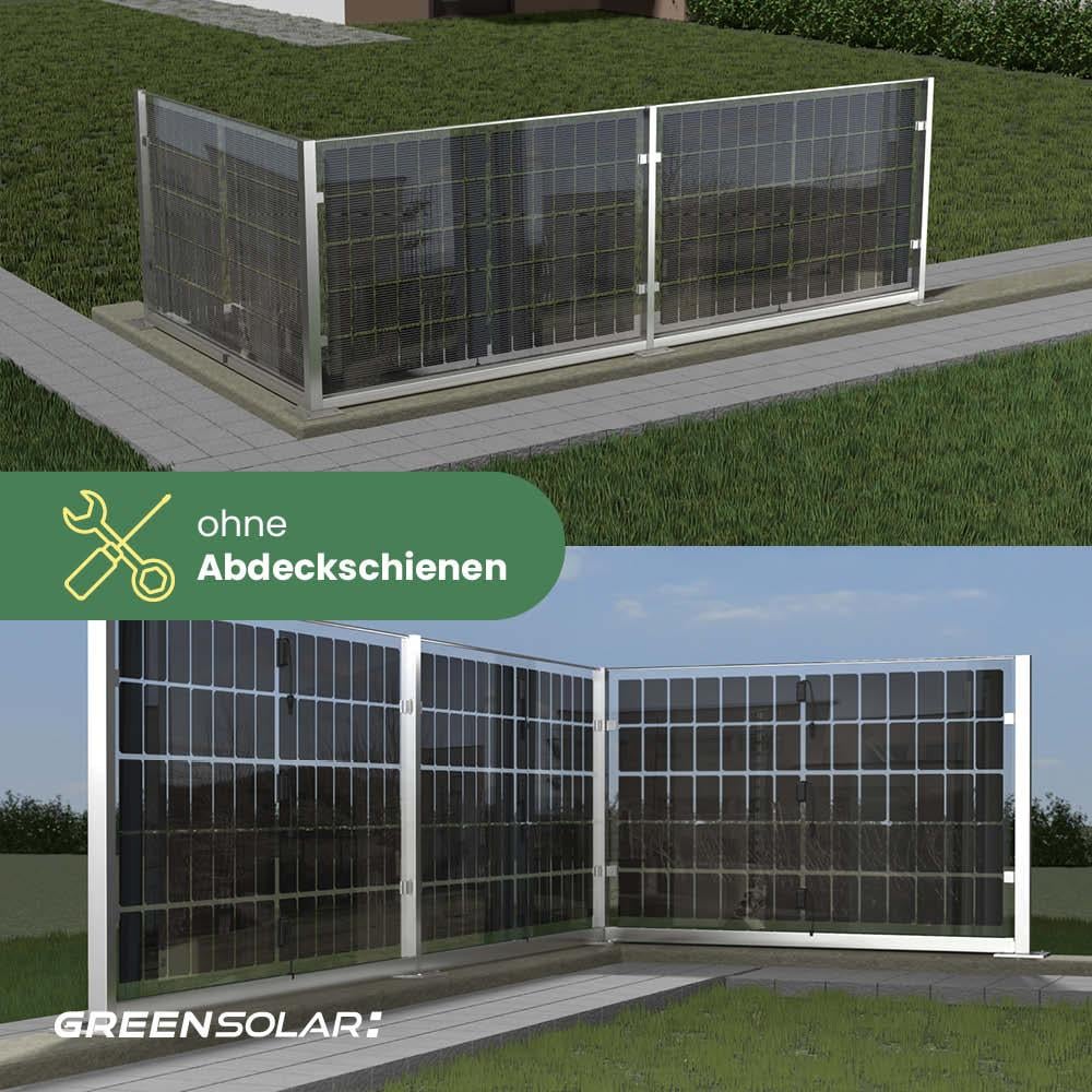 Solarzaun ”premium line” (Quermontage) – Bild 4
