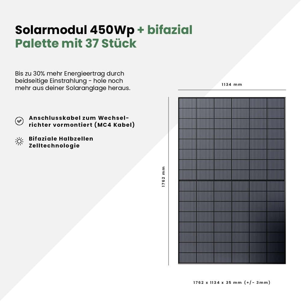 Solar-Modul 450Wp (Palette mit 31 Stück) – Bild 4
