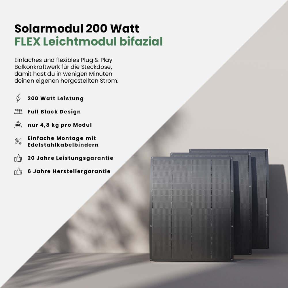Balkonkraftwerk Flex 800Wp – Bild 2