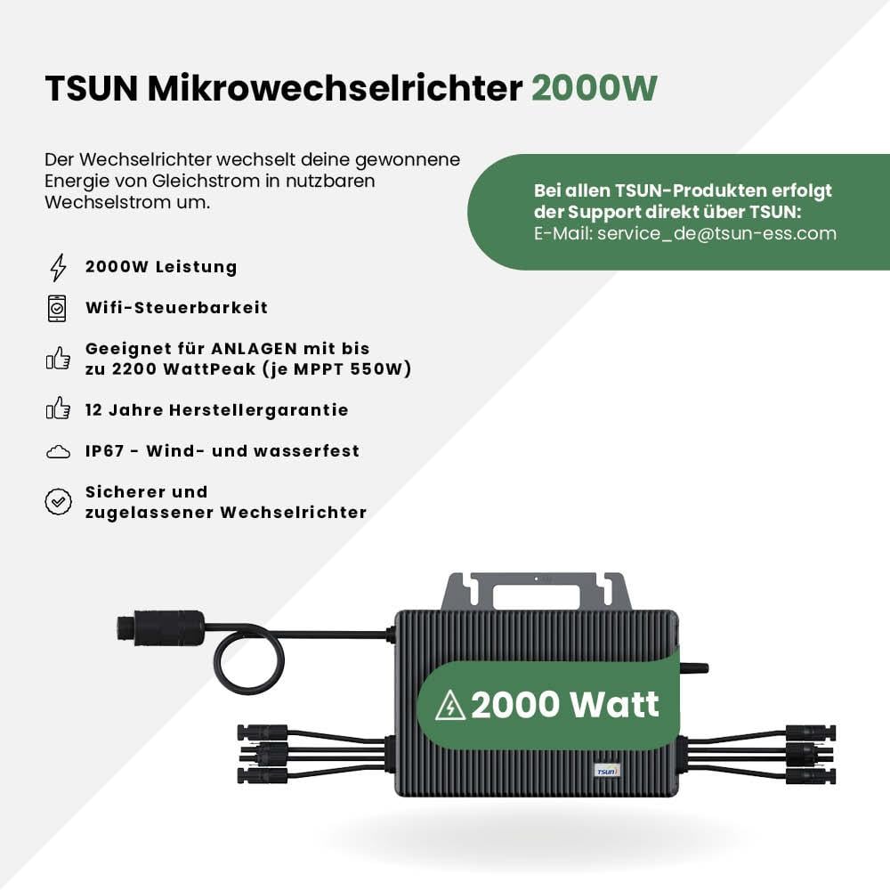 Balkonkraftwerk 2000Wp – Bild 5