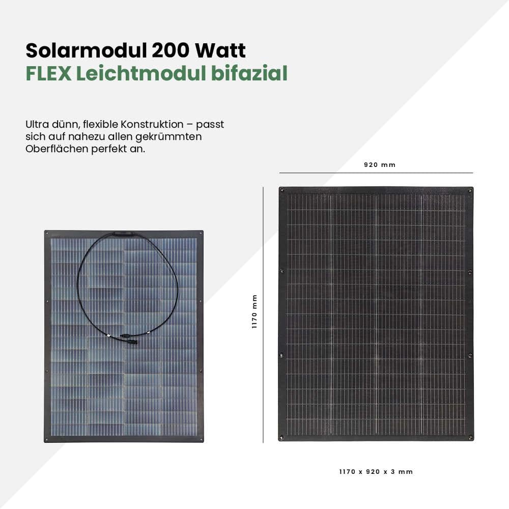 Balkonkraftwerk Flex 800Wp mit Speicher 2,11 kWh Fox ESS Avocado Orbit – Bild 11