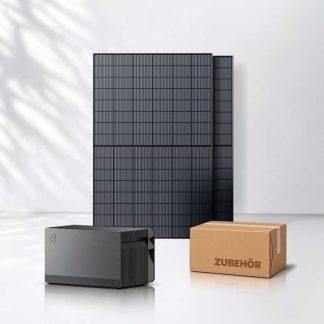 Balkonkraftwerk 900Wp mit Speicher 2,11 kWh Fox ESS Avocado Orbit