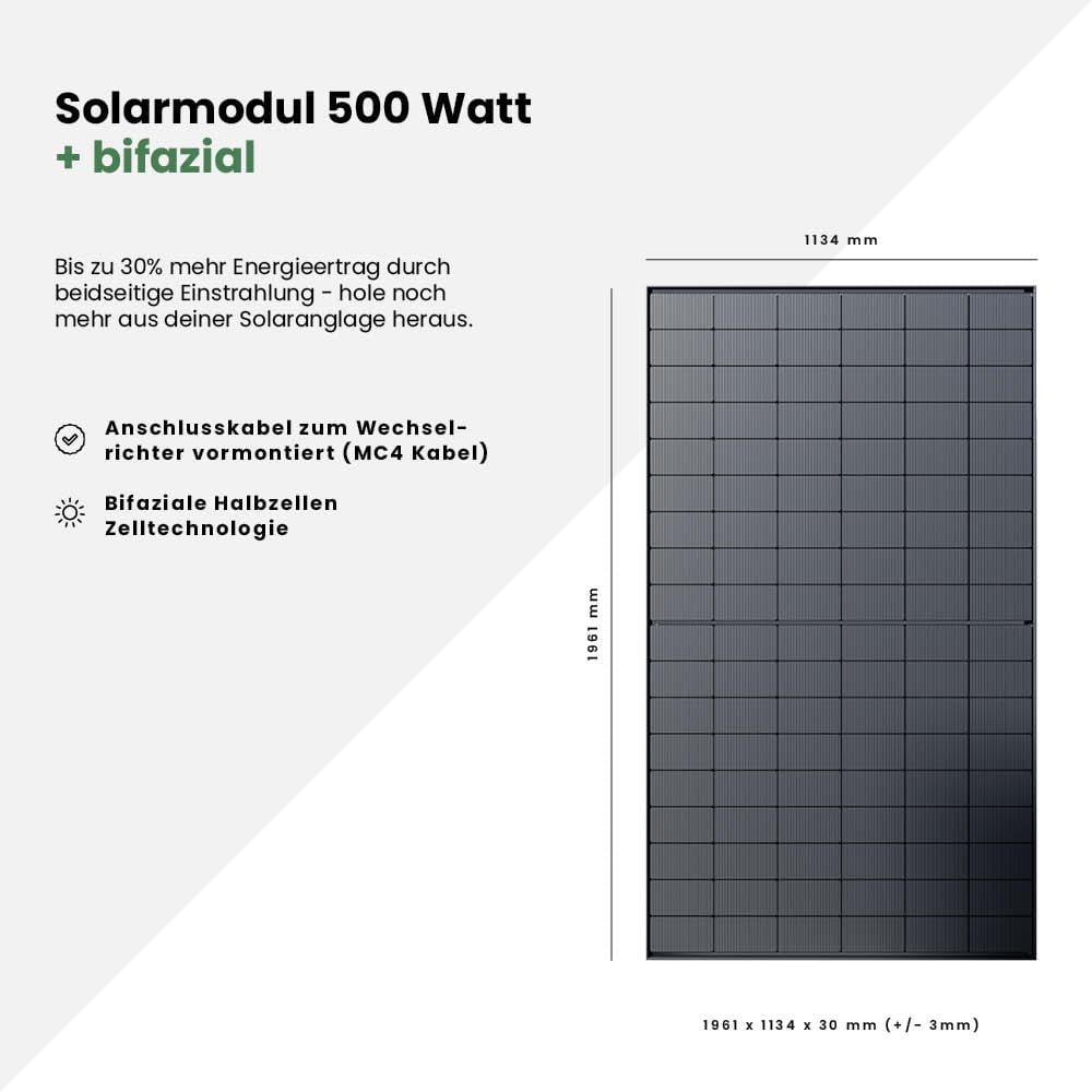 Balkonkraftwerk 3000Wp mit Anker SOLIX Solarbank 4 E5000 Pro – Bild 10