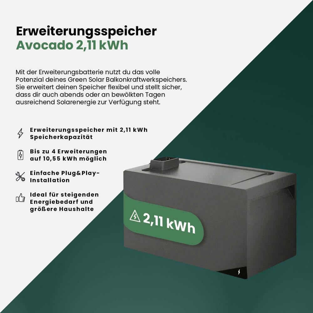 2 x Avocado Foxess 2,11 Erweiterung – Bild 2
