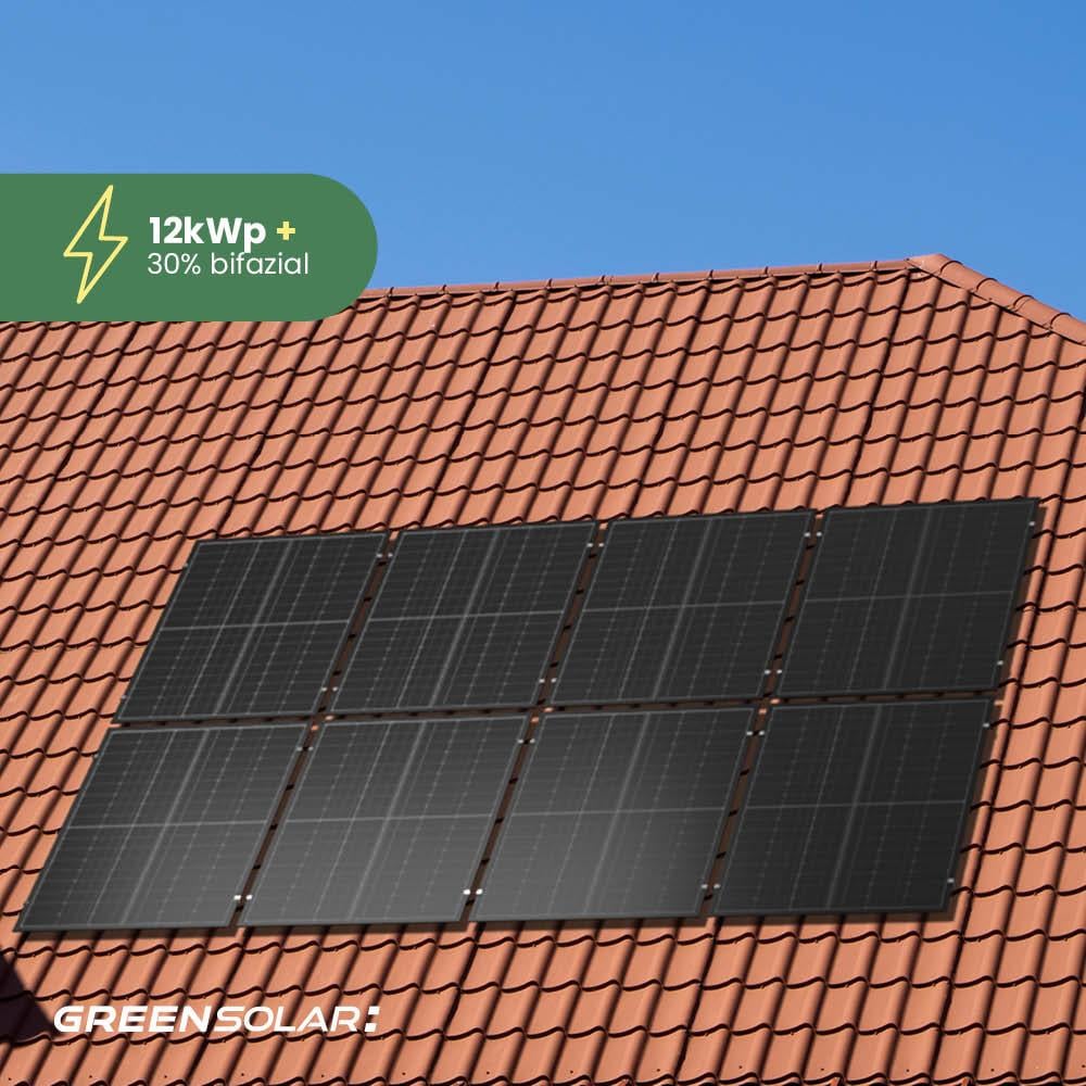Solaranlage Ziegeldach 12kWp