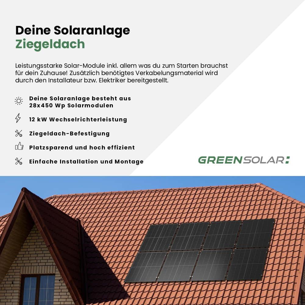 Solaranlage Ziegeldach 12kWp – Bild 2