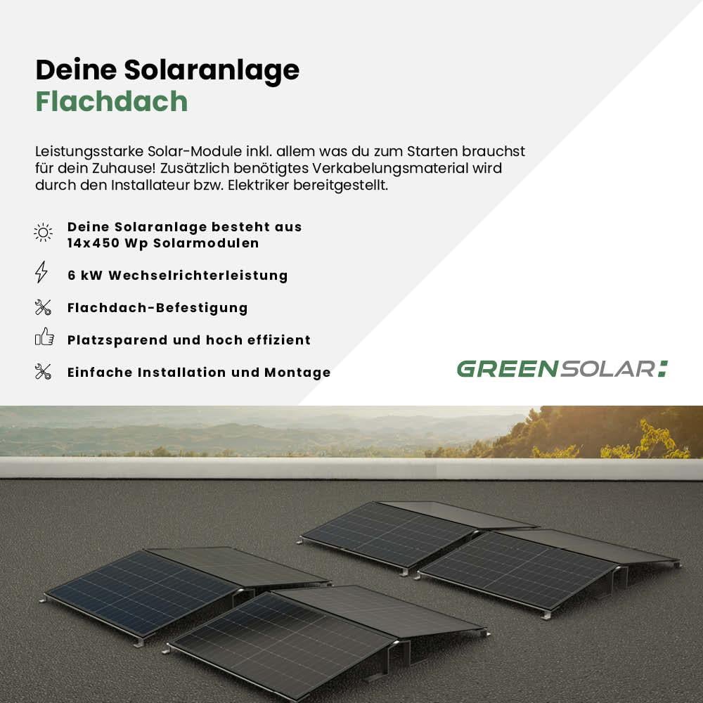 Solaranlage Flachdach 6kWp – Bild 2