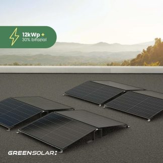 Solaranlage Flachdach 12kWp