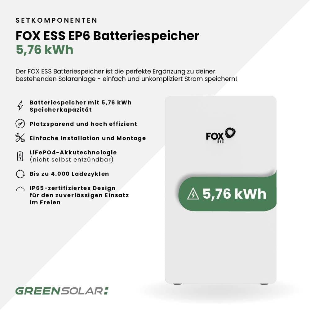 Solaranlage Flachdach 8kWp mit Speicher 5,76 kWh – Bild 6