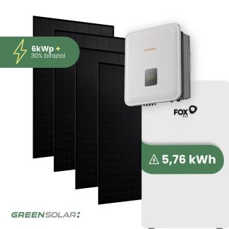 Solaranlage 6kWp mit Speicher 5,76 kWh ohne Halterung