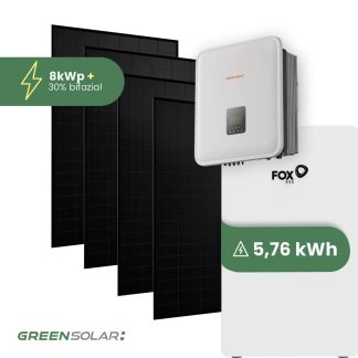 Solaranlage 8kWp mit Speicher 5,76 kWh ohne Halterung