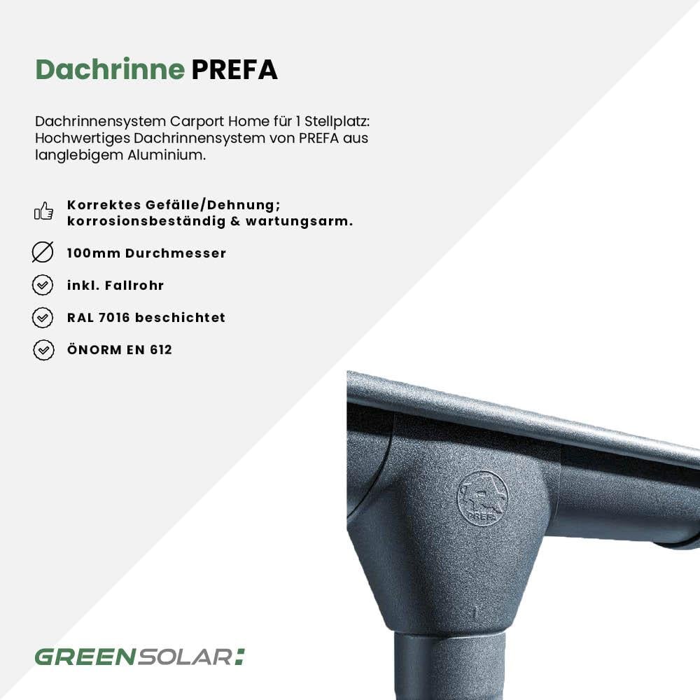 Dachrinne für Carport – 1PP – Bild 2