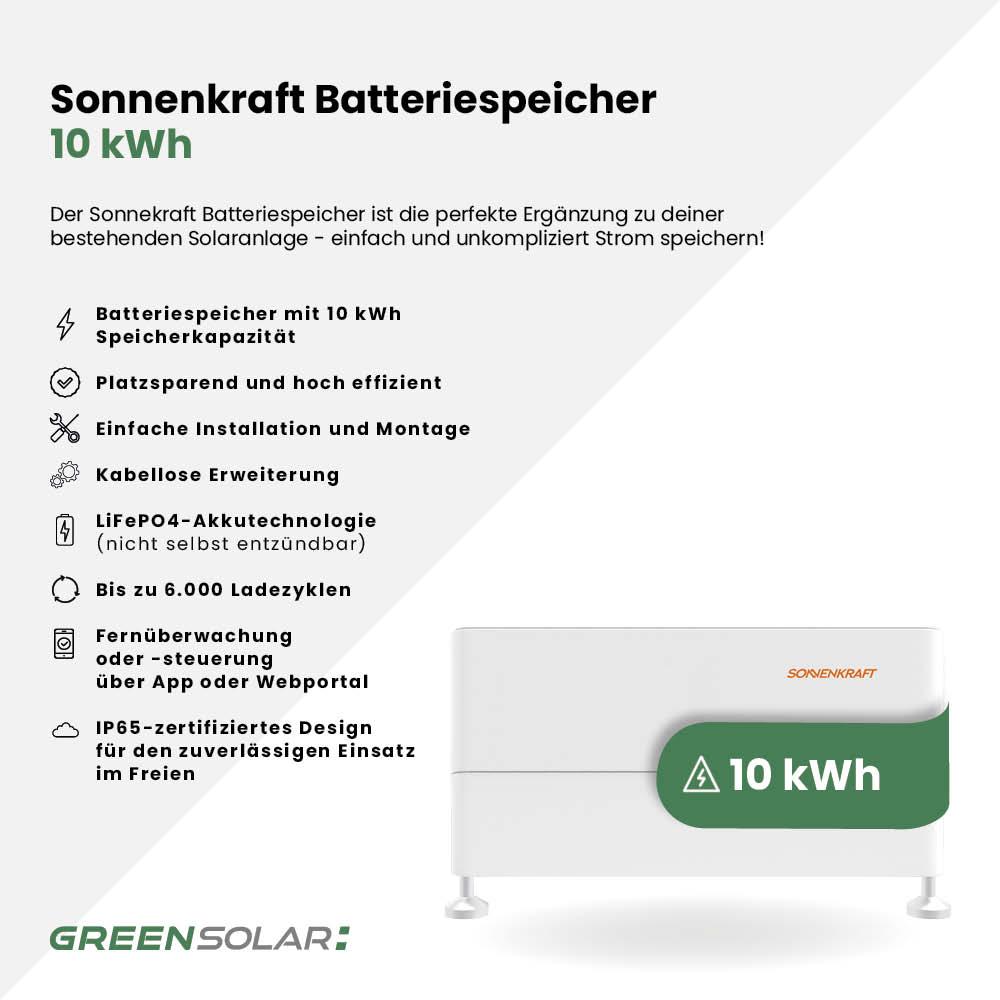 Sonnenkraft Batteriespeicher 10 kWh – Bild 2