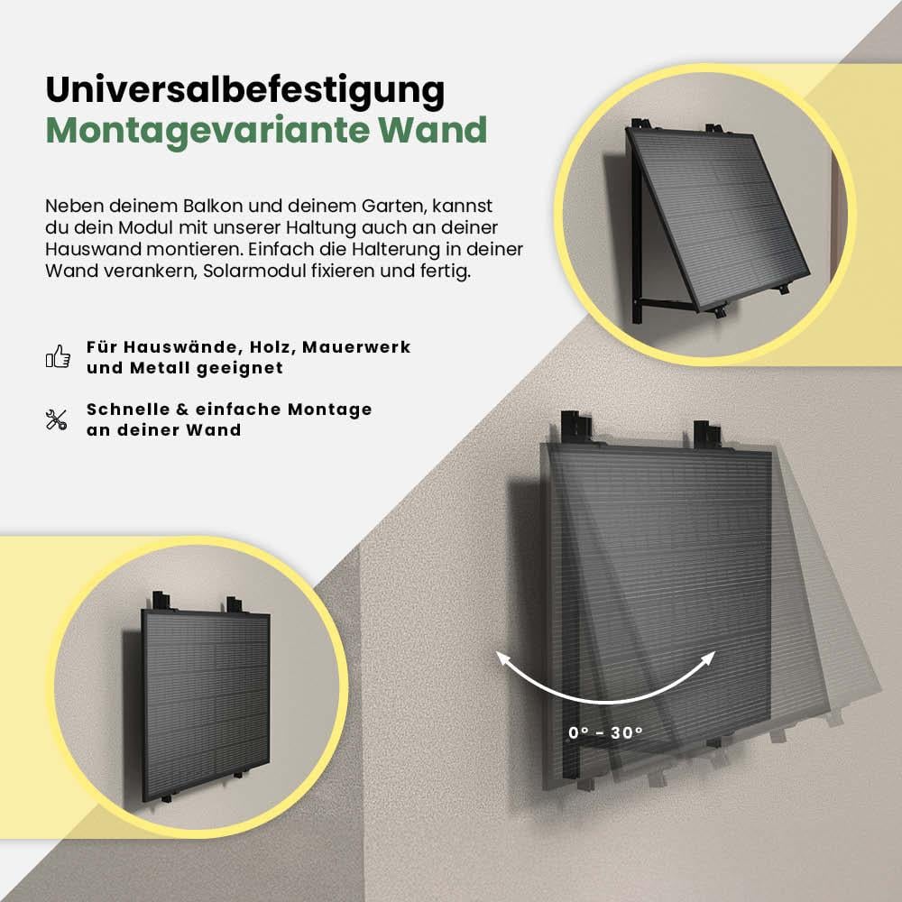 Balkonbefestigung für 12 Module – Bild 4