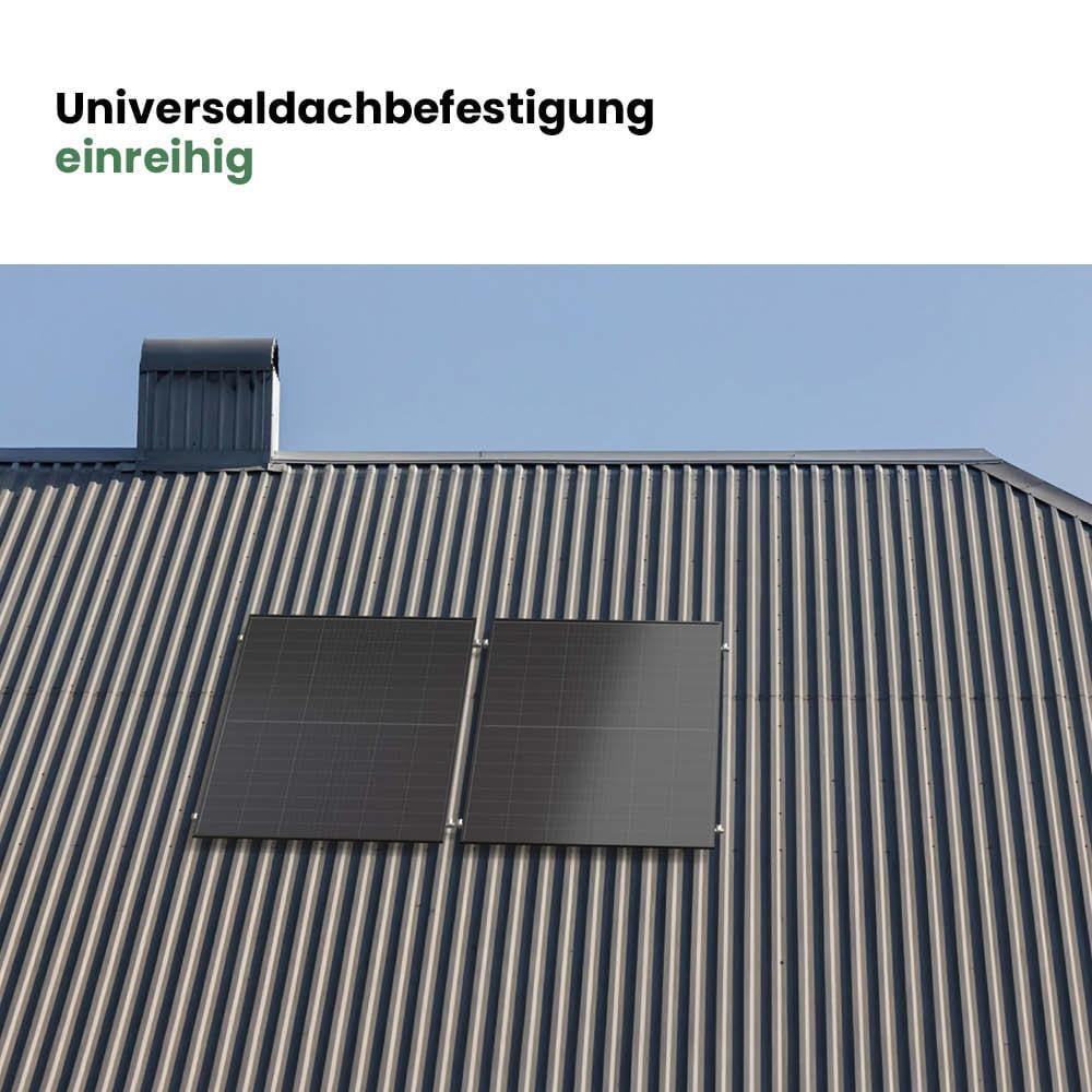 Universaldachbefestigung für 12 Module einreihig – Bild 3
