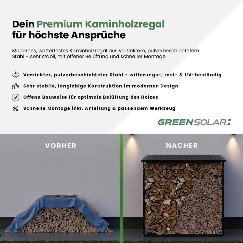 Kaminholzregal – Bild 2